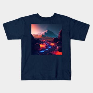 A Futuristic Landscape Kids T-Shirt